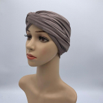 Madinga Moteri&scaron;ka zom&scaron;inė turbano kepurė Paprastos spalvos musulmoni&scaron;ka hidžabo skarelė su galvos apdangalu Indijos skrybėlė