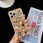 Prabangus deimantinis kalnų kri&scaron;tolinis dėklas, skirtas iPhone 14 13 12 11 Pro XR 8 7 / Samsung S23 S22 S21 S20 ultra A13 A23 A33 A53 A52 A12 A22 / Redmi 10 9 9A 9T 10 iphone 6 6s geltona