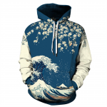 Tinklelis Vortex Japonijos Didžioji banga Kanagawa Plum Blossom 3D Print Vyri&scaron;ki Megztiniai Moteri&scaron;ki megztiniai megztiniai Drabužiai S-5XL M