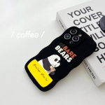 Bears Soft Wave Shape telefono dėklas skirtas Realme C53 C55 Redmi Note 12 Note 11 Pro Samsung S23 Ultra A53 A52 Vivo V23e Y35 Y02 IPhone Tecno Spark Cover Infinix Hot 30 Play