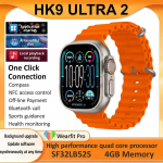 HK9 Ultra 2 i&scaron;manusis laikrodis AMOLED 4GB laikrodis Ultra2 ChatGPT NFC i&scaron;manusis laikrodis vyrams Ai Laikrodžio ciferblato kompaso hidroizoliacija