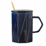 Nordic Style Simple Line Keraminis puodelis Kavos puodelis Vandens puodelis Pieno puodelis Didelės talpos