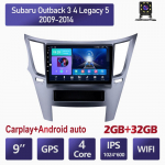&bdquo;Android&ldquo; automobilinis radijas, skirtas &bdquo;Subaru Outback 3 4 Legacy 5&ldquo;, 2009&ndash;2016 m. daugialypės terpės grotuvas GPS navigacija 2 din stereo 4+64 GB 2+32GB