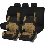 Universalus automobilio sėdynės užvalkalas su padangų ra&scaron;tu &ndash; kar&scaron;tai parduodama tarpvalstybinės el. prekybos prekė Style B-4-piece set chaki