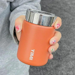 1 vnt. 230 ml Mini Nerūdijančio plieno 316 Termosas Puodelis Sandarus Lengvas Ne&scaron;iojamas Ki&scaron;eninis Vakuuminis Kavos Arbatos Terminis Gerkliukas 230ml