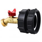 2,44 smulkaus sriegio adapteris 275-330 galonų IBC konteineriui + 2,36 stambus sriegis