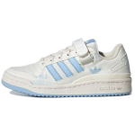 Adidas Originals Forum Low Sintetinės odos Velcro Patogus prigludimas Žemi Skate bateliai Moteri&scaron;kas sportbačio modelis Baltas Mėlynas GY7985 44