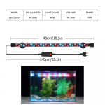 90&ndash;260 V LED akvariumo lemputė, atspari vandeniui žuvų bako laikiklio ap&scaron;vietimas povandeninio dekoro ap&scaron;vietimas panardinamoji lempa augalų auginimo lempa 18&ndash;58 CM