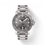 Tissot Nerūdijančio plieno pilko ciferblato vyri&scaron;kas madingas laikrodis T120.407.11.081.01 pilka spalva