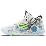 Nike KD Trey 5 X Amortizuojantys, drėgmę sugeriantys žemi krep&scaron;inio bateliai Vyri&scaron;ki Balti Pilki Žali DJ7554-014(Komanda256-) 42.5 white