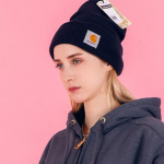 KARARTAS (A18) Akrilinė laikrodžio kepurė Beanie NAVY 951-951 FREE