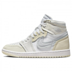 Air Jordan 1 High Method of Make Coconut Milk Moteri&scaron;ki kedai Kreminės baltos Spalvos Pure-Platinum FB9891-100 36.5 white