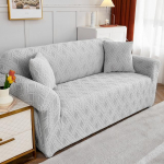 Tamprūs pliu&scaron;iniai žakardo sofos užvalkalai sofos užvalkalams sofos užvalkalai baldų apsauga, mink&scaron;ta su neslystančiu elastiniu užvalkalu Medium(145-185cm)