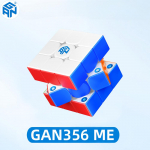 GAN 356 ME 3X3 Magnetic Magic Speed ​​Cube Profesionalūs žaislai be lipdukų GAN 356ME Cubo Magico galvosūkiai vaikams žaislai