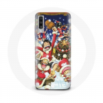 Coque pour Samsung Galaxy A50 One Piece Christmas Day Anime Manga