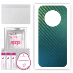 apgo Protective Skin Sticker for the back compatible with Doogee X97 Pro, Wrap Film, Foil, Vinyl - Pattern Carbon Chameleon CAKA1