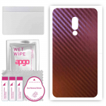 apgo skin sticker film foil vinyl for the BACK compatible with Meizu 16 Plus, scratch-resistant, easy to install - Carbon Chameleon CAKA5