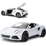 1/24 mastelio Lotus Emira modelio automobilis, cinko lydinio i&scaron;traukiamas žaislinis automobilis su garsu ir &scaron;viesa vaikams Dovana berniukui mergaitei 1/24-Size:19*8.5*5cm