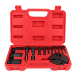 Siurbimo puodelio i&scaron;traukimo automobilio oro kondicionavimo rinkiniai automobiliams FS6, C171, 6P ir 148 Kompresoriaus nuėmiklio montavimo traukiklis 14 vnt. kompresoriaus sankabos nuėmimo įrankis 14pcs raudona