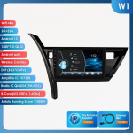 Hizpo Carplay 4G 10.1 colio I&scaron;maniosios automobilio sistemos Android automobilio radijas Toyota Corolla Auris 2013 - 2016 m. GPS Stereo I&scaron;manusis ekranas Bluetooth RDS W1 8Core 2G 32G AI