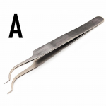 1 piece Dental Orthodontic Bracket Bonding Tweezer Buccal Tube Bonding Tweezer Holder Placer Instrument 1 piece A