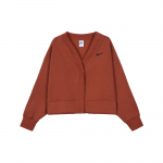 Nike Phoenix Fleece Atsitiktinis Laisvo mezgimo megztinis Moteri&scaron;ki vir&scaron;ūnės Tamsiai oranžinis FB8773-832 XL