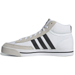 Adidas Neo Retrovulc Mid Drobė Suede Retro Krep&scaron;inio Batai Vyri&scaron;ki Sportbačiai Balti Pilki H02211 43⅓