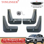 TONLINKER automobilio purvasaugis, skirtas Wuling Almaz Baojun 530 Chevrolet Captiva MG Hector 2018-2023 priekinio galinio sparno purvasaugiai 4 Pcs Black B