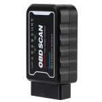 OBDII diagnostikos įrankis, skirtas &bdquo;Android&ldquo; / &bdquo;IOS&ldquo; ELM 327 V 1.5 ICAR2 OBDSCAN ELM327 WiFi / &bdquo;Bluetooth&ldquo; V1.5 PIC18F25K80 lustui black