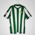 03-04 sezono La Liga Betis namų retro senas futbolo mar&scaron;kinėlis, replika Nr. 17 Joaquin mar&scaron;kinėliai S žalia