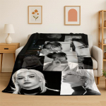 Kpop Felix Stray Kids Muzikinė flanelinė antklodė Mink&scaron;ta &scaron;ilta antklodė miegamajam svetainei lovai kelionėms stovyklavimui i&scaron;kylai Dovana 150cmx180cm