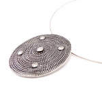 Les Tr&eacute;sors De Lily [E0382] - Collier Cr&eacute;ateur 'Neolys' Blanc balta