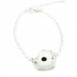 NOA [H4796] - Bracelet Cr&eacute;ateur 'Les Acidul&eacute;s' blanc gris pilka