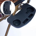 UR Geriausias Pasirinkimas Nuimamas Laikiklis Puodeliui su Saugykla, Prisegamas Padėklas-Staliukas Sulankstomų Kėdžių Priedai