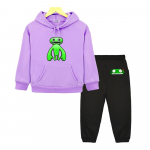 Garten of Banban Jumbo Josh Hoodie Rinkiniai Kawaii Cartoon Game Grafiniai megztiniai su gobtuvu berniukams ir mergaitėms vaiki&scaron;ki megztiniai kostiumai 160