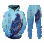 Trend Animal The Eagle 3D spausdinta vyri&scaron;kų sportinių kostiumų rinkiniai Laisvalaikio džemperio ir kelnių rinkiniai 2 vnt. Komplektai Didelis megztinis Madingi vyri&scaron;ki drabužiai 6XL