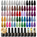 ROSALIND 38pcs color Semi Permanent UV Gel Nail Polish Set With Base And Top Coat Soak Off Gel Polish Varnish Nail Art Design Nail Gel Polish