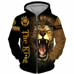 Pavasario rudens Vyri&scaron;ki megztiniai su užtrauktuku su gobtuvu 3D Animal Lion Beast Printing su gobtuvu megztinis Madinga striukė Laisvalaikio sportinė apranga 5XL