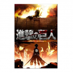 Anime Attack Titan Plakatas Levi Allenas Mikasa Veikėjas Pradžia Siena Menas Drobė Tapyba Paveikslėlių spausdinimas Miegamasis 21cm&times;30cm NoFrame