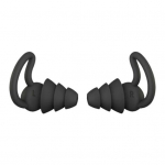 Ausų ki&scaron;tukai, garso izoliacija, silikoninė apsauga juoda