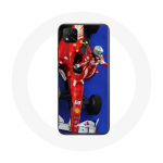 Coque Xiaomi Redmi 9C Formule 1 Fernando Alonso Pilote automobile F1 Rouge