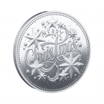 Ne&scaron;iojamas kolekcionuojamas Pridėti monetą Kalėdų atmosfera Metalo ra&scaron;to elementas Monetos dovana namo sidabras