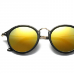 Nauji apvalūs akiniai nuo saulės Moteri&scaron;ki retro tendencijos permatomos asmenybės moteri&scaron;ki prekės ženklo dizainerio akiniai nuo saulės UV400