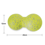 Jogos masažinis kamuoliukas, žemės rie&scaron;uto formos sensorinis treniruočių kamuoliukas, EPP reabilitacinis treniruočių fitneso kamuoliukas, akupunktūros ta&scaron;kų masažinis kamuoliukas, fascijų kamuoliukas