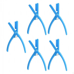 5 Pieces Crawfish Sheller Shelling Device Manual Easy to Use Kitchen Gadget Lobster raudona