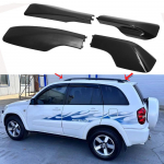 Juoda 4vnt stogo bagažinės strypo bėgio galinio gaubtelio korpuso keitimas TOYOTA RAV4 2001 2002 2003 2004 2005 automobilių priedai