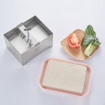 &bdquo;Tofu Presser&ldquo; virtuvės reikmenys &bdquo;Paneer&ldquo; ir &bdquo;Pasidaryk pats&ldquo; sūrio presas 12cmx12cmx9cm