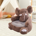 Vaikų sofa Sėdynė Porankis Kėdė Animacinis tinginys Žavinga Dekoracija Fotelis Mažas skirtas Elephant