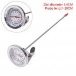 1vnt virtuvės įrankiai zondas termometras pienas kava maistas mėsos matuoklis nerūdijančio plieno kepimo temperatūros matuoklis