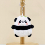 Įdaryti Panda Raktų Pakabukas Mielas Panda Raktų Pakabukas Mink&scaron;tas Pliu&scaron;inis Raktų Pakabukas Krep&scaron;ys Pakabukas Interjero Priedai piniginėms Krep&scaron;iams